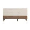 Europe Baby Sev XL Commode - Cashmere/Walnoot