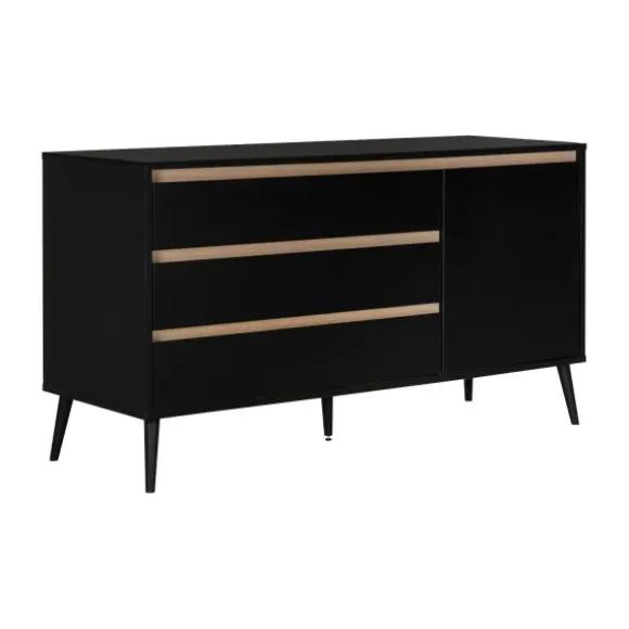 Europe Baby Sterre Commode XL Zwart / Oak