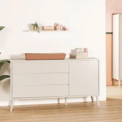Europe Baby Sterre Commode - XL - Oatmeal / Oatmeal