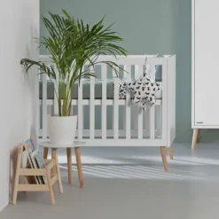 Europe Baby Sterre Ledikant - 60 x 120 cm - Wit / Naturel
