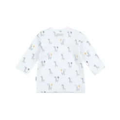 Feetje AOP Giraffe T-Shirt Lange Mouwen Wit Mt. 62