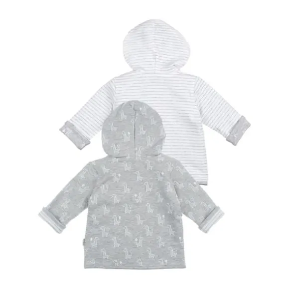 Feetje Giraffe Jasje Grijs Melange Mt. 68