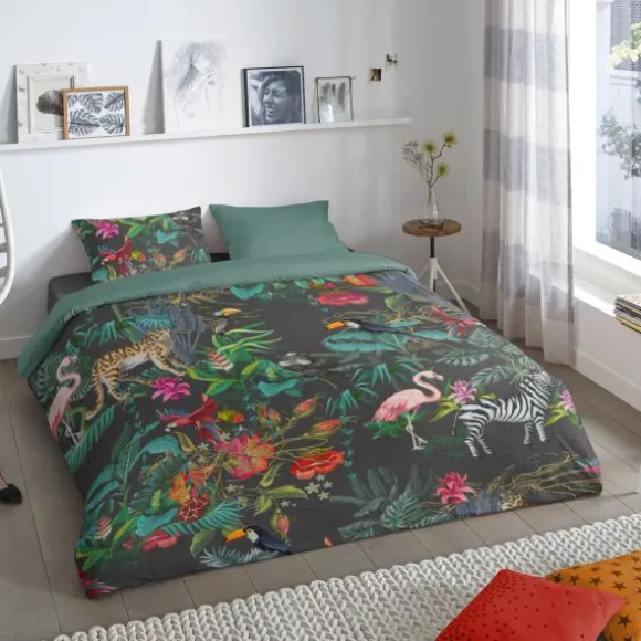 Good Morning Funky Dekbedovertrek - Multi - 140 x 220 cm