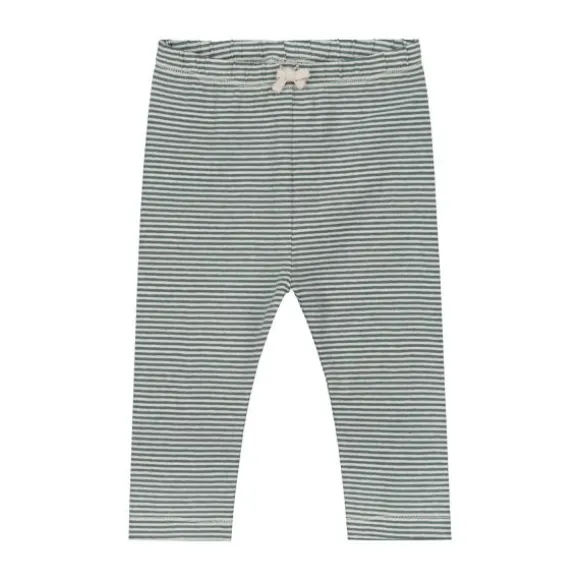 Gray Label Legging - 0-3 Mnd - Blue Grey/Cream