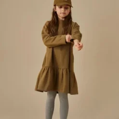 Gray Label Ribbed Tights - Grey Melange - Maat 19-22