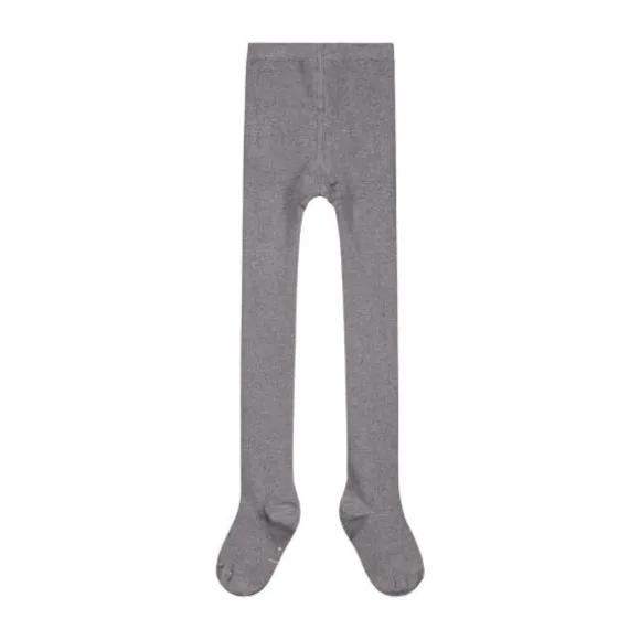 Gray Label Ribbed Tights - Grey Melange - Maat 19-22