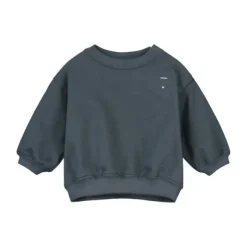 Gray Label Sweater - Dropped Shoulder - 0-3 Mnd - Blue Grey