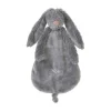 Happy Horse Konijn Richie Knuffeldoekje - 25cm - Deep Grey