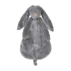 Happy Horse Konijn Richie Knuffeldoekje - 25cm - Deep Grey