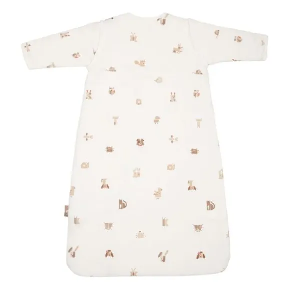 Jollein Baby Slaapzak met Afritsbare Mouw Sleepy Miffy Terry - Biscuit - 90 cm