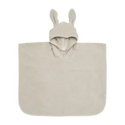 Jollein Badponcho Oortjes - Badstof - Nougat