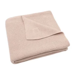 Jollein Basic Knit Ledikantdeken - 100 x 150 cm - Wild Rose