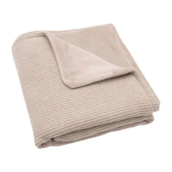 Jollein Basic Knit Wiegdeken - Fleece - Wild Rose