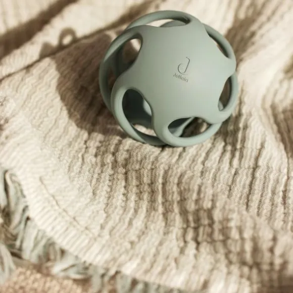 Jollein Bijtring Bal - Ø 9,5cm - Siliconen - Sea Green