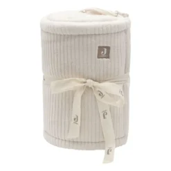 Jollein Boxbumper - Cloudy Rib - 180x30 cm - Oatmeal