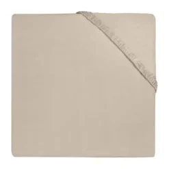 Jollein Hoeslaken Boxmatras - 75 x 95 cm - Jersey - Nougat