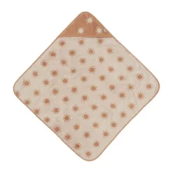 Jollein Jacquard Badcape - Badstof - 75x75 cm - Sun