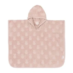 Jollein Jacquard Badponcho Miffy - Badstof - Wild Rose