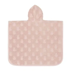 Jollein Jacquard Badponcho Miffy - Badstof - Wild Rose