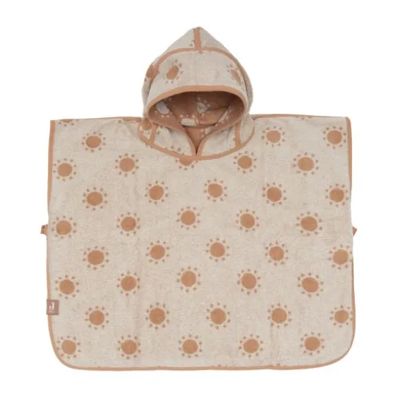 Jollein Jacquard Badponcho - 2-zijdig - Badstof - Sun