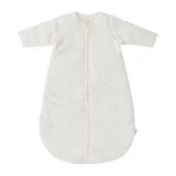 Jollein Slaapzak Winter Met Afritsbare Mouw Rond - 60 cm - Rib - Ivory