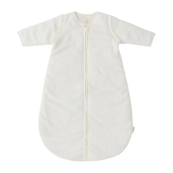 Jollein Slaapzak Winter Met Afritsbare Mouw Rond - 60 cm - Rib - Ivory