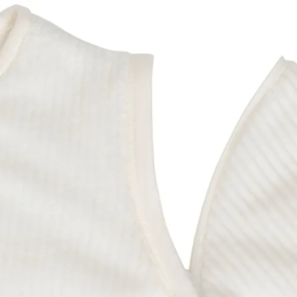 Jollein Slaapzak Winter Met Afritsbare Mouw Rond - 60 cm - Rib - Ivory