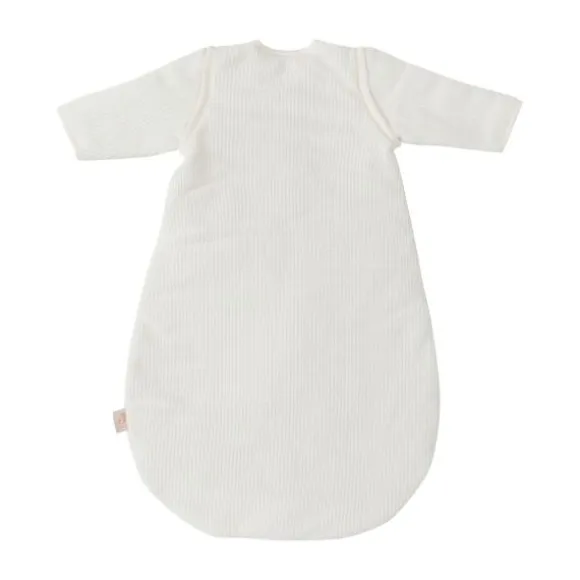 Jollein Slaapzak Winter Met Afritsbare Mouw Rond - 60 cm - Rib - Ivory