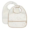 Jollein Slab Waterproof - Elephant Tales - 2 Stuks
