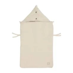 Jollein Voetenzak Little Waffle Sand Groep 0+ - 3/5-Punts Gordel