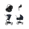 Joolz Day 5 Kinderwagen 4-in-1 - Navy Blue | Joolz X Maxi-Cosi Pebble 360 Pro 2 Autostoeltje | Maxi-Cosi FamilyFix 360 Pro