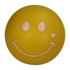 Kersten Ornament Smiley LED - Roze