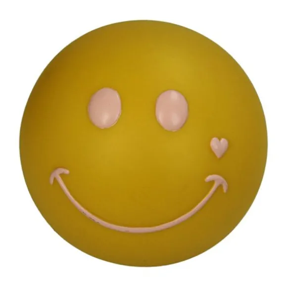 Kersten Ornament Smiley LED - Roze