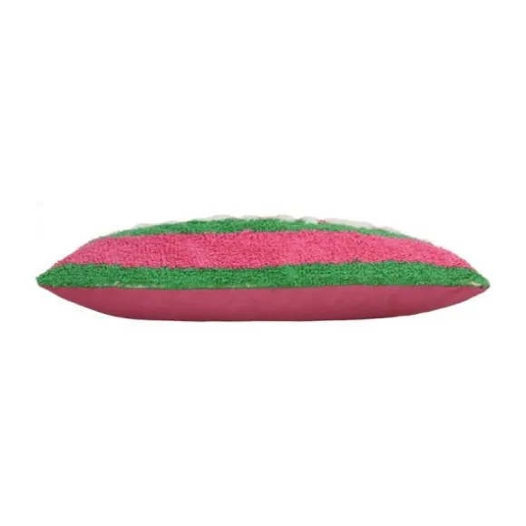 Kersten Sierkussen Fashion Gestreept - Groen/Roze