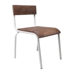 KidsDepot Stoelen - Original Set van 2 - Walnoot/Beige