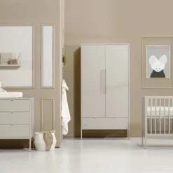 Kidsmill Amy Kledingkast 2-Deurs Oatmeal