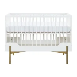 Kidsmill Boutique Babybed Wit / Brass 60 x 120 cm