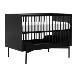 Kidsmill Boutique Babybed Zwart Mat 60 x 120 cm