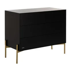 Kidsmill Boutique Commode Zwart / Brass
