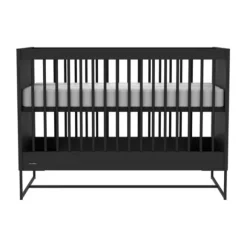 Kidsmill Intense II Babybed Mat Zwart - Zwart - 60 x 120 cm