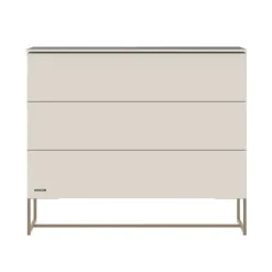Kidsmill Intense II Commode - Oatmeal / Patinated Brass