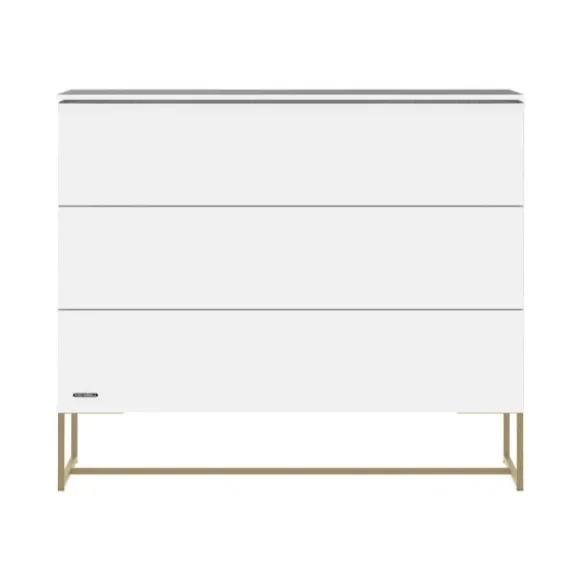 Kidsmill Intense II Commode - Wit / Patinated Brass