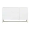 Kidsmill Intense II Commode XL - Wit / Patinated Brass