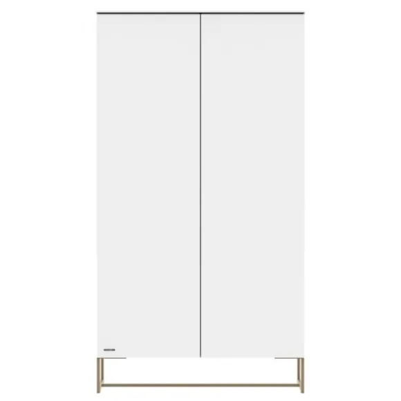 Kidsmill Intense II Kast 2-Deurs - Wit / Patinated Brass