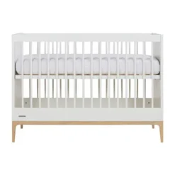 Kidsmill Intense II Ledikant - 70 x 140 cm - Wit / Eiken