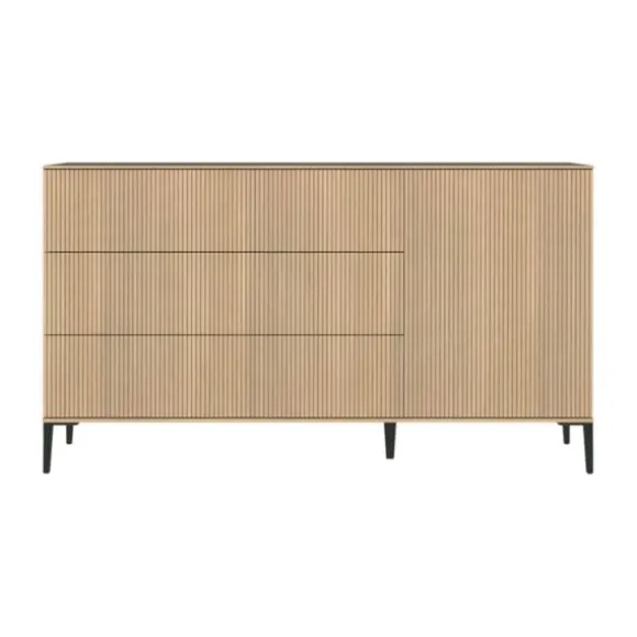 Kidsmill Levi Commode XL - Ronde Poot - Eiken