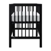 Kidsmill Pure Wood Ledikant Zwart Geborsteld 60 x 120 Cm