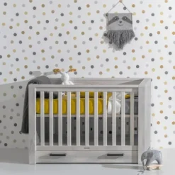 Kidsmill Sem Nautic Grijs Babybed Met Lade 70 x 140 cm
