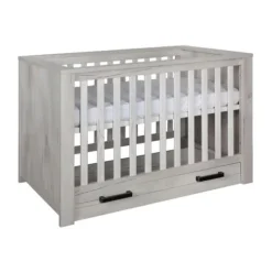 Kidsmill Sem Nautic Grijs Babybed Met Lade 70 x 140 cm
