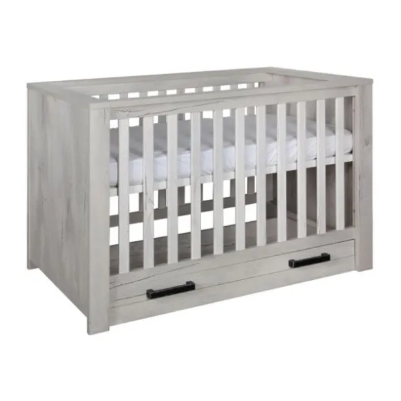 Kidsmill Sem Nautic Grijs Babybed Met Lade 70 x 140 cm